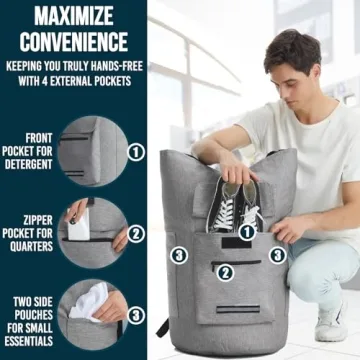 Laundry Backpack Extra Large 115L - Heavy Duty & Stylish