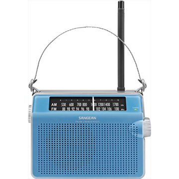 Sangean PR-D6BU Portable AM/FM Radio with Analog Tuning