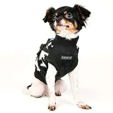 Puppia Serval Jacket Dog Harness - Stylish Winter Warmth