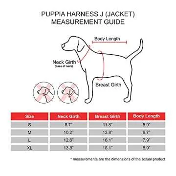 Puppia Serval Jacket Dog Harness - Stylish Winter Warmth