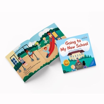 Going to My New School Book for Boys to ease school anxiety