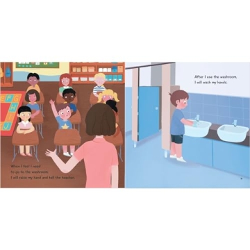 Going to My New School Book for Boys to ease school anxiety