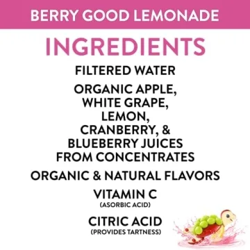 Honest Kids Berry Good Lemonade - Organic & Refreshing Drink