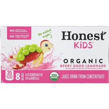 Honest Kids Berry Good Lemonade - Organic & Refreshing Drink