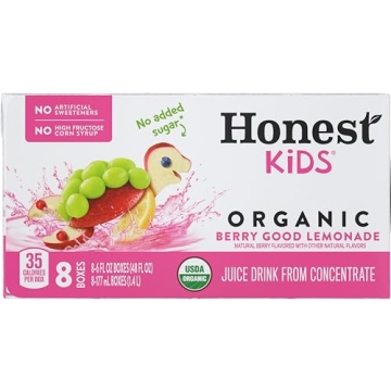 Honest Kids Berry Good Lemonade - Organic & Refreshing Drink