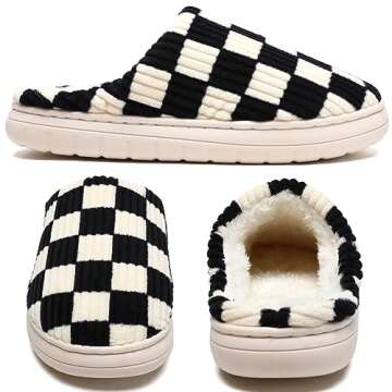 Guyarns Women's Fuzzy Slippers - Memory Foam House Shoes for Cozy Days