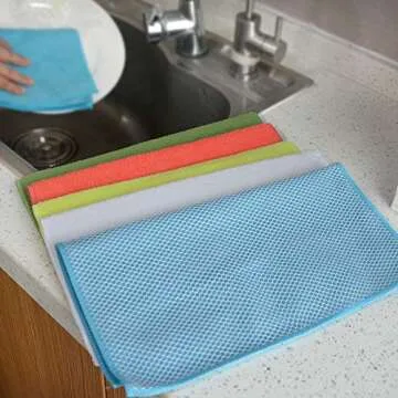 Best Microfiber Dish Cloths for Effective Kitchen Cleaning