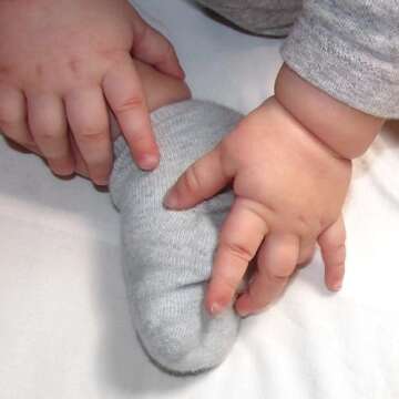 HonestBaby 10 Pack Multipack Cozy Socks Sustainably Made for Infant, Newborn Baby, Toddler, Kids, Boys, Girls, Unisex, 10-Pack Blue Sunrise, 6-12 Months