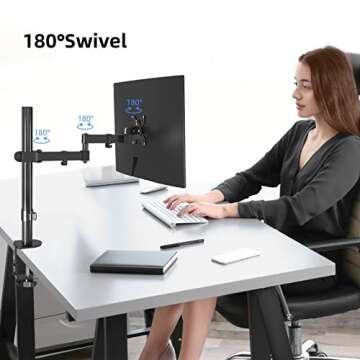 Bracwiser Single Monitor Mount