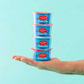 Miss Jones Baking Organic Cookie In A Cup, Microwave in Under a Minute, Quick Mix, Less Mess Than a Mug: Gooey Chocolate Chip Cookie (Pack of 12)