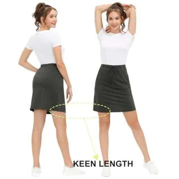 JACK SMITH Women's Athletic Skort with Pockets for Comfort