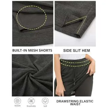 JACK SMITH Women's Athletic Skort with Pockets for Comfort