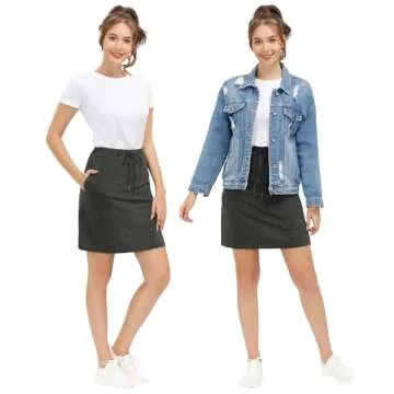 JACK SMITH Women's Athletic Skort with Pockets for Comfort