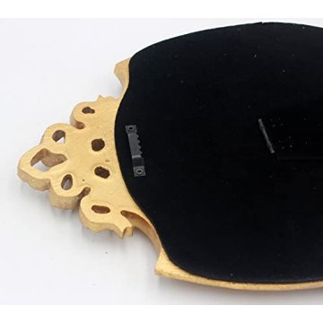 Antique Gold Resin Frame Mirror Elegant Home Decor