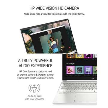 HP Pavilion 15 Laptop, 11th Gen Intel Core i7-1165G7 Processor, 16 GB RAM, 512 GB SSD Storage, Full HD IPS micro-edge Display, Windows 11 Pro, Compact Design, Long Battery Life