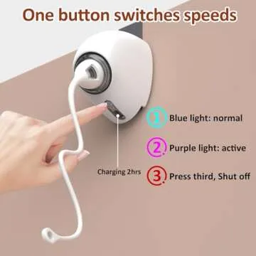 Mdupw Cat Toy Feather and Mylar Crinkle Balls for Indoor Cats, Rechargeable Door Hanging Retractable...