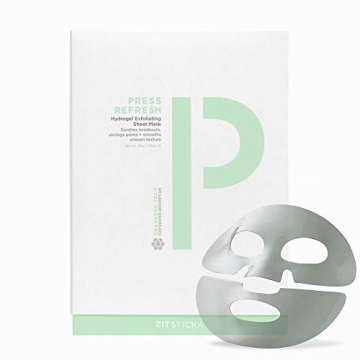 ZitSticka Sheet Masks for Face Skincare- Exfoliating & Hydrating Sheet Mask for Dry & Sensitive Skin...