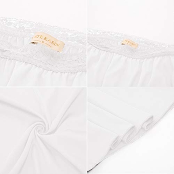 Kate Kasin Anti-Static Lace Half Slip Silky Comfort Underskirt