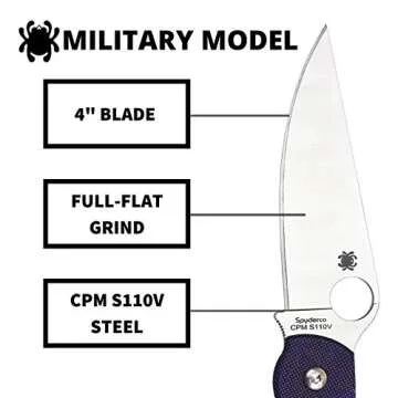 Spyderco Military Model Knife - High Performance EDC Tool