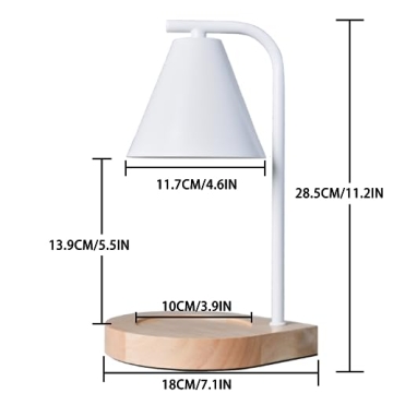 SOKCVSEA Candle Warmer Lamp with Dimmable Feature and 2 Bulbs