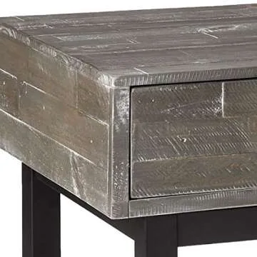 Ashley Mondoro Industrial Square End Table for Modern Living