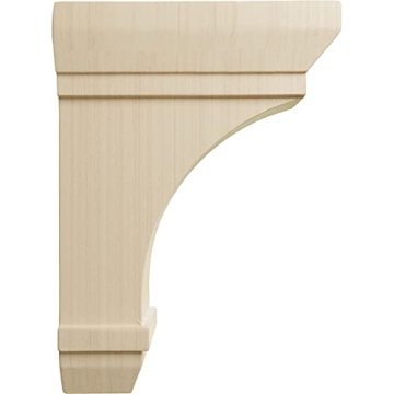Ekena Millwork Stockport Wood Brackets, 2.25"x5"x7"