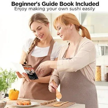 Delamu Sushi Making Kit for Beginners and Pros with Bamboo Tools