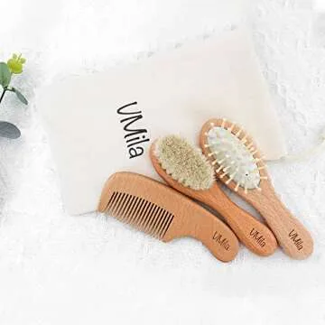 VMila Baby Hair Brush Set - Gentle & Eco-Friendly Grooming Solution