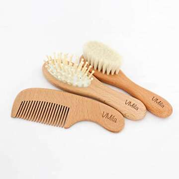 VMila Baby Hair Brush Set - Gentle & Eco-Friendly Grooming Solution