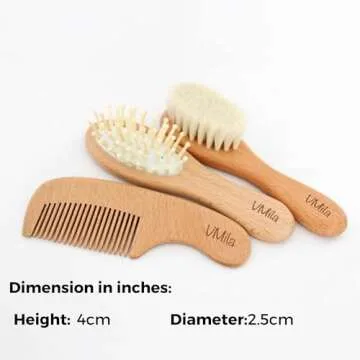 VMila Baby Hair Brush Set - Gentle & Eco-Friendly Grooming Solution