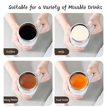 Automatic Magnetic Stirring Coffee Mug for All Drinks