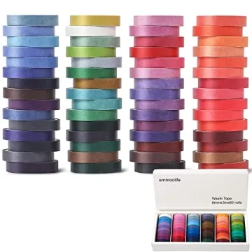 60 Rolls Washi Tape Set for Creative Arts and Crafts
