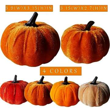 16 Velvet Pumpkin Decor for Cozy Autumn Vibes