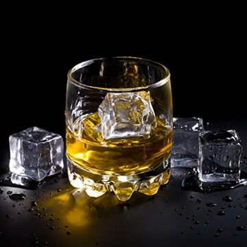 Ticent Ice Cube Trays Set for Perfect Whiskey & Cocktail Chilling
