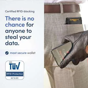 TRAVANDO AUSTIN Slim RFID Wallet with Money Clip