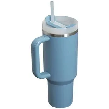 Stanley Quencher H2.0 Tumbler with Handle & Straw 40 oz | Twist On 3-Way Lid | Cupholder Compatible for Travel | Insulated Stainless Steel Cup | BPA-Free | Indigo