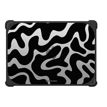 Unique CASAify Bounce MacBook Pro 14-inch (M1-M4) Case by Corey Paige Designs - Clear Black Abstract...