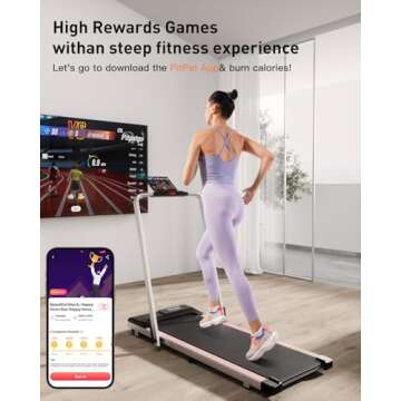 SupeRun 3-in-1 Walking Pad Treadmill for Home Fitness