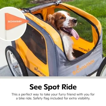 Schwinn Rascal Bike Dog Trailer - Safe & Convenient