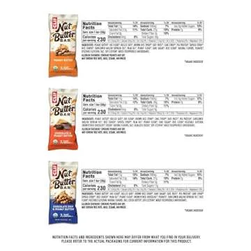 CLIF Nut Butter Bars Variety Pack - Delicious Energy Snacks