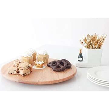 Nora Fleming Enchanted (Gold Crown) A272 - Hand-Painted Ceramic Valentine's Day Décor - Spring Minis for The Home and Office