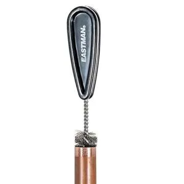 Eastman 1 Inch Copper Fitting Cleaning Brush, Plastic Handle, 45249
