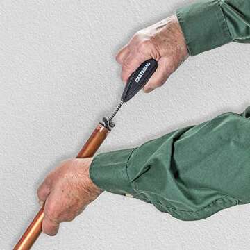 Eastman 1 Inch Copper Fitting Cleaning Brush, Plastic Handle, 45249