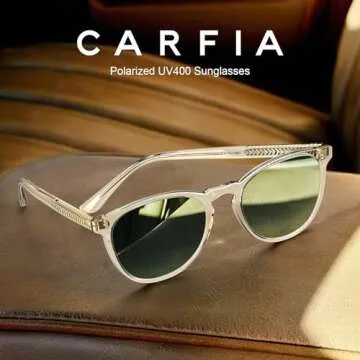 CARFIA Polarized Sunglasses for Men - Trendy & Eco-Friendly