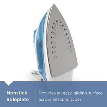 BLACK+DECKER Lightweight Steam Iron with Pivot Cord