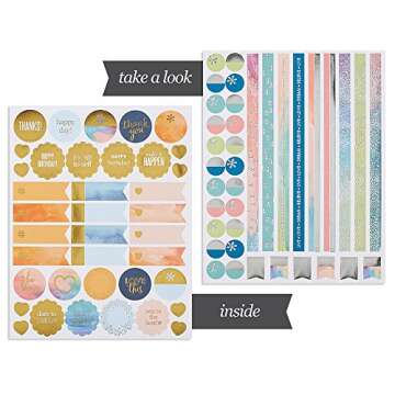 Erin Condren Designer Sticker Book - Classic Edition 3 (10 Pages of Stickers). Decorative and Cute Stickers for Customizing Planners, Notebooks, and More