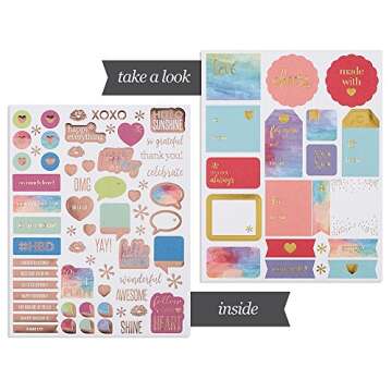 Erin Condren Designer Sticker Book - Classic Edition 3 (10 Pages of Stickers). Decorative and Cute Stickers for Customizing Planners, Notebooks, and More