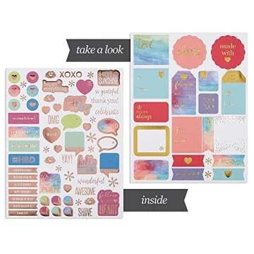 Erin Condren Designer Sticker Book - Classic Edition 3 (10 Pages of Stickers). Decorative and Cute Stickers for Customizing Planners, Notebooks, and More