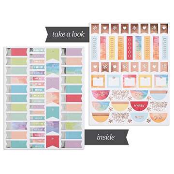 Erin Condren Designer Sticker Book - Classic Edition 3 (10 Pages of Stickers). Decorative and Cute Stickers for Customizing Planners, Notebooks, and More