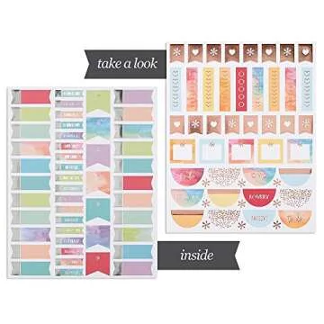 Erin Condren Designer Sticker Book - Classic Edition 3 (10 Pages of Stickers). Decorative and Cute Stickers for Customizing Planners, Notebooks, and More